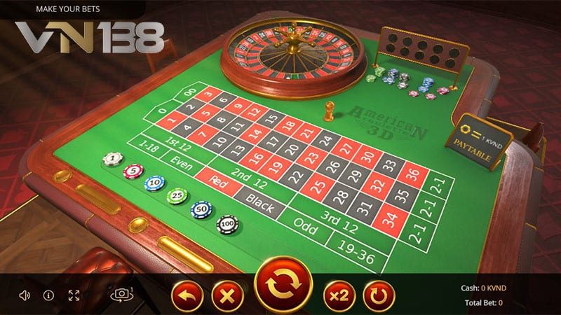 Tìm hiểu cách chơi Roulette cùng VN138
